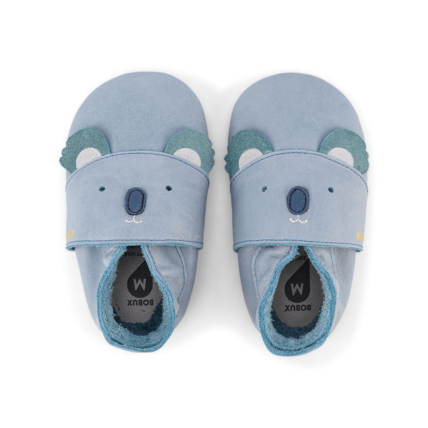 Bobux Semelle Souple Cuir Pinsons Koko Ardoise