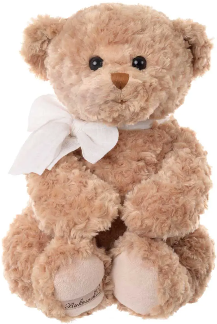 Grosser Teddybär mit Schleife um den Hals von Bukowski - Big Boy Anton ist 55cm gross.