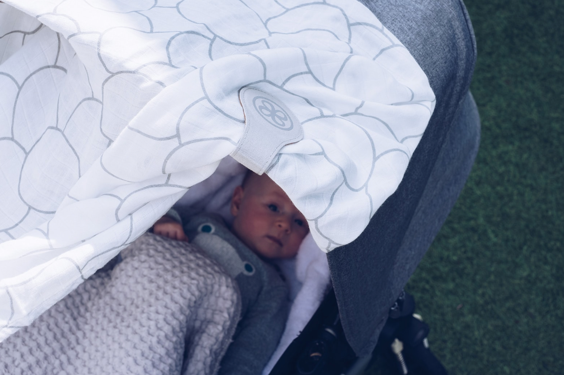 Cloby Clips d'emmaillotage magnétiques en cuir noir