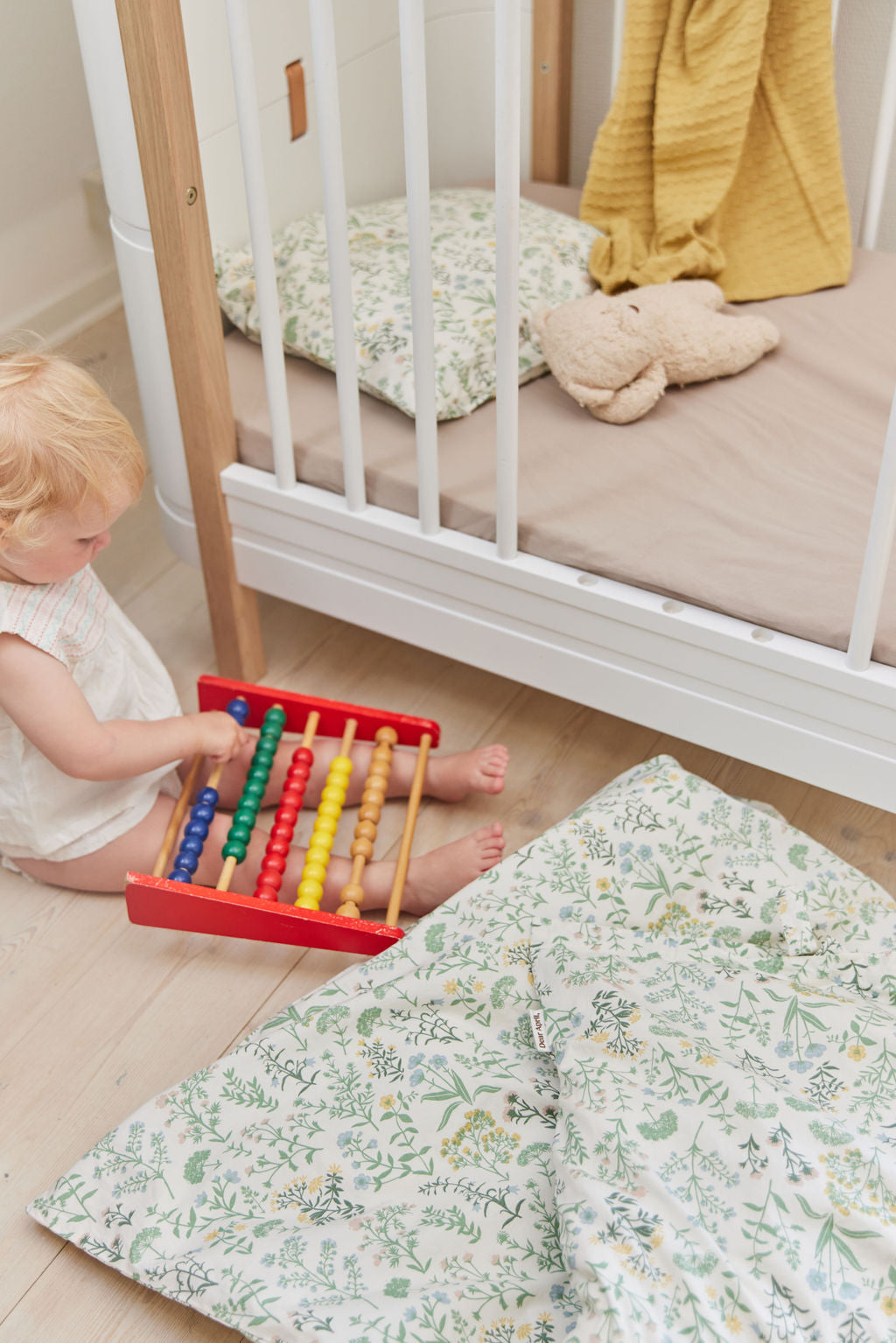 Dear April fitted sheet cradle - side bed Little Mouse