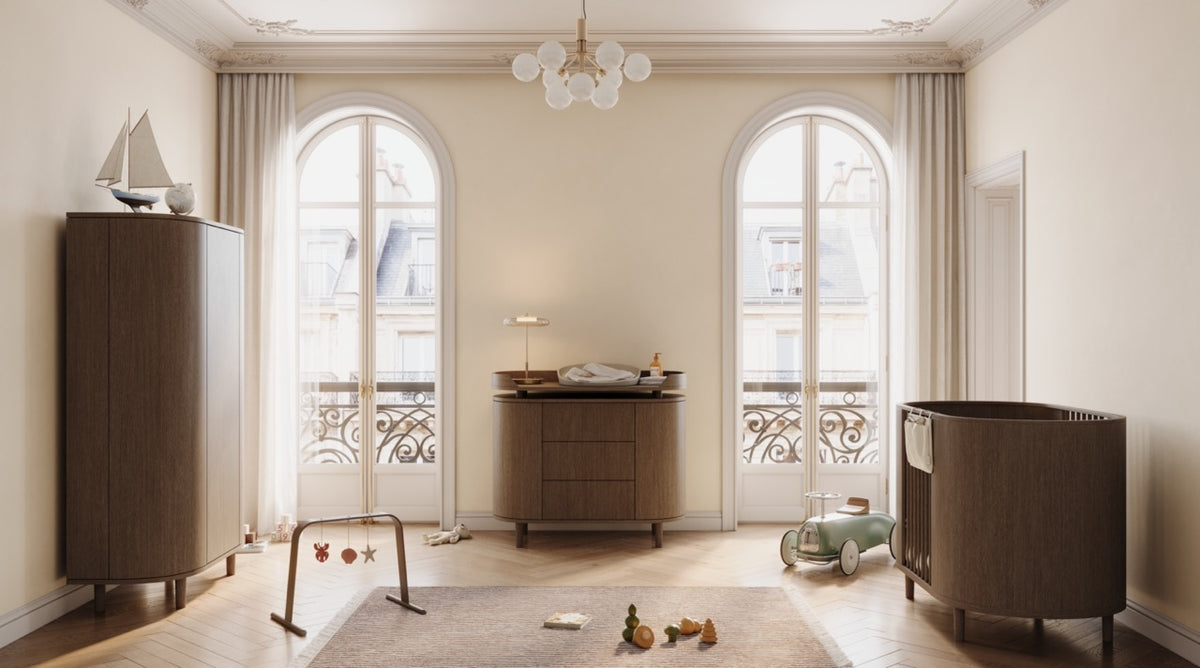 KAS Kopenhagen KAI Babybett geräucherte Eiche