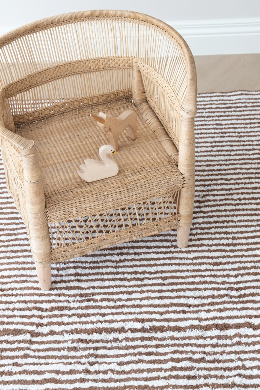 KAS-Kopenhagen-Teppich-Brown-Stripes