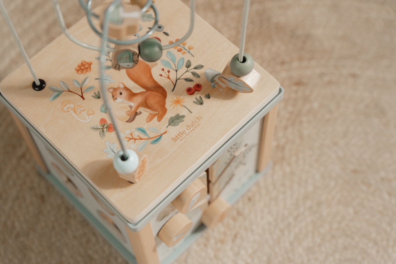 Little-Dutch-Holz-Aktivitäten-Würfel-Forest-Friends-FSC-LD7231