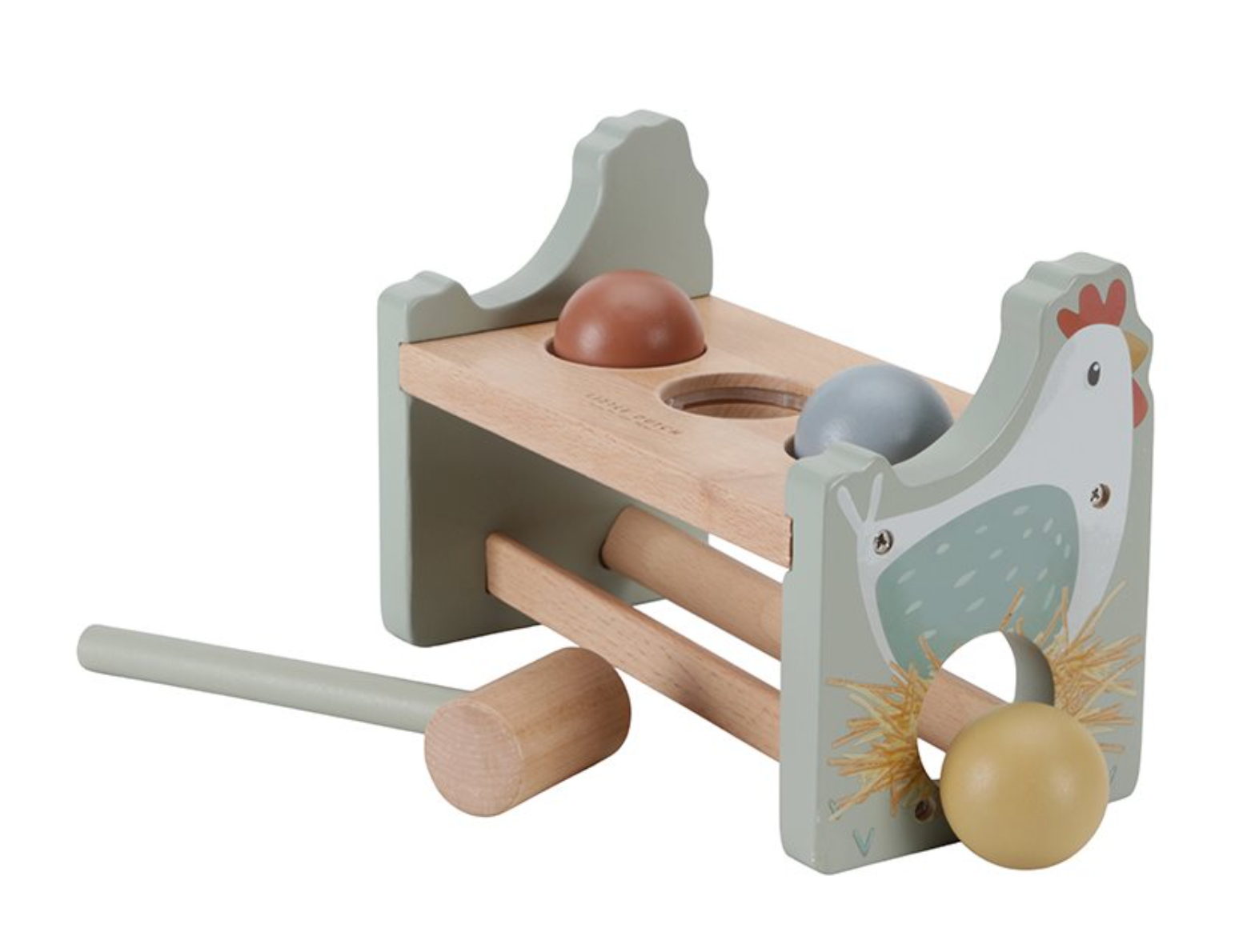 Little Dutch hammer bench with rolling balls, Little Farm