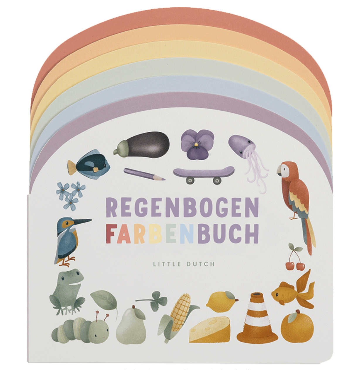 Little Dutch-Regenbogen-Farbenbuch