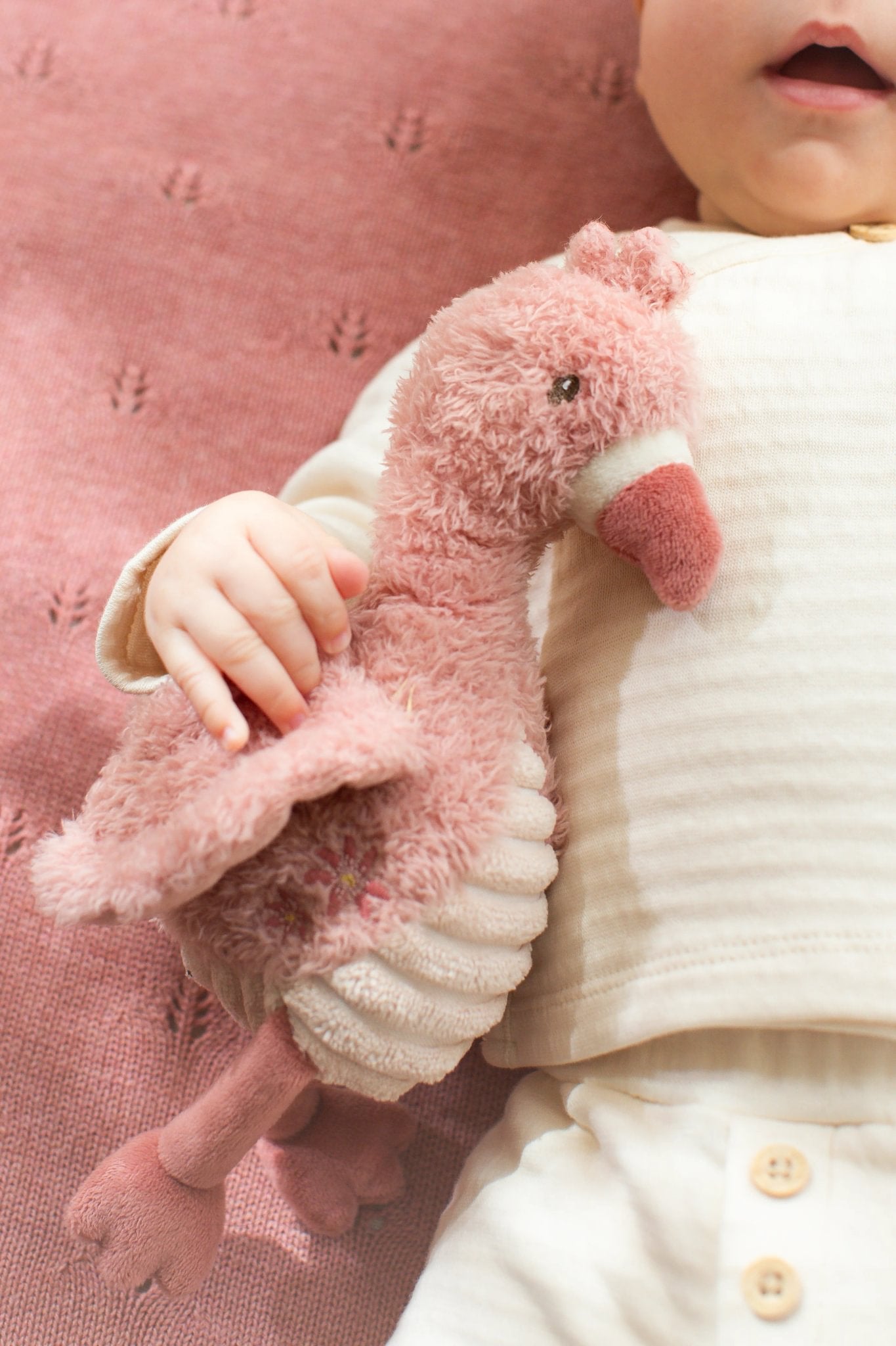 Rosa Flamingo Kuscheltier aus der Safari Friends Kollektion