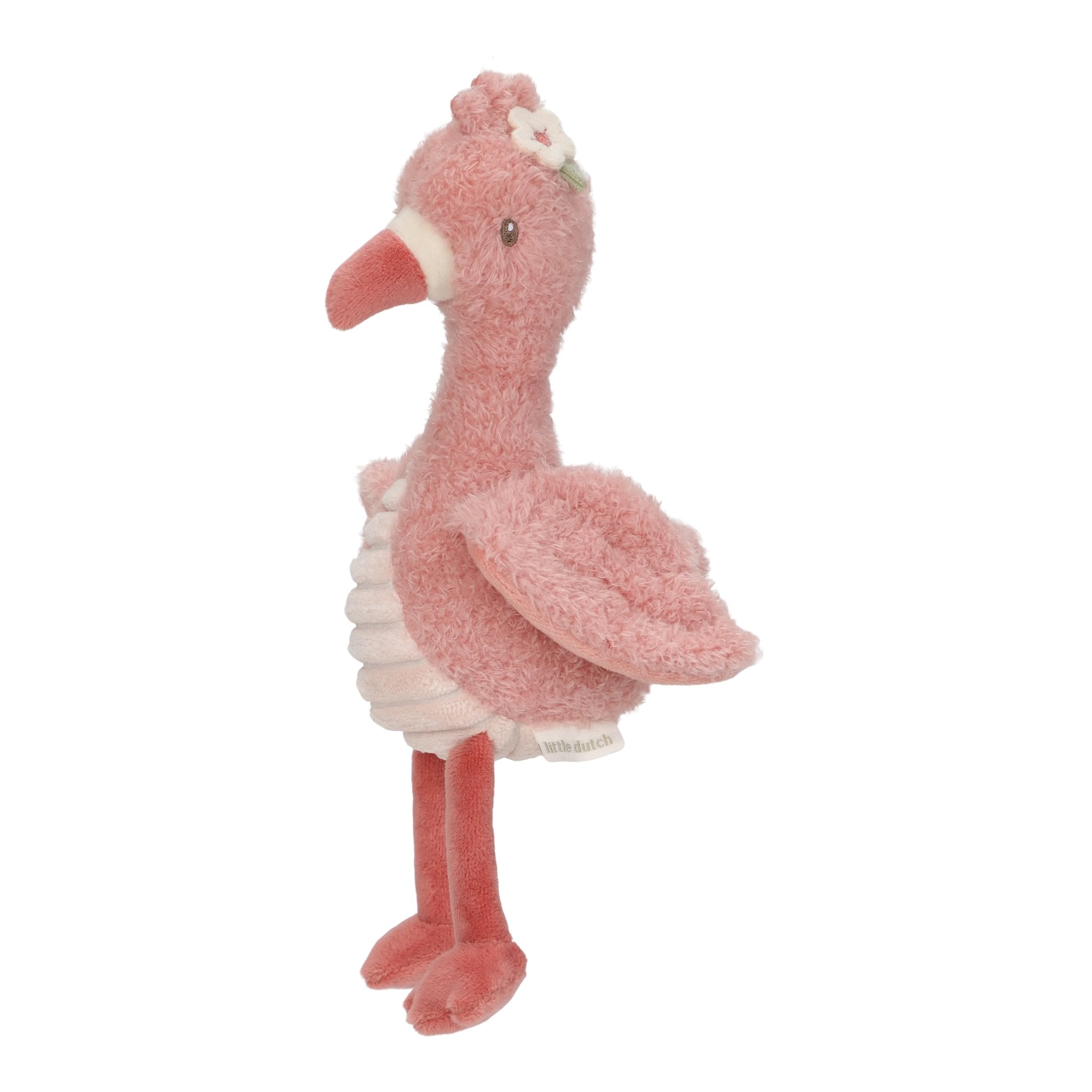 Kuscheltier Flamingo 17 cm Rosa von Little Dutch