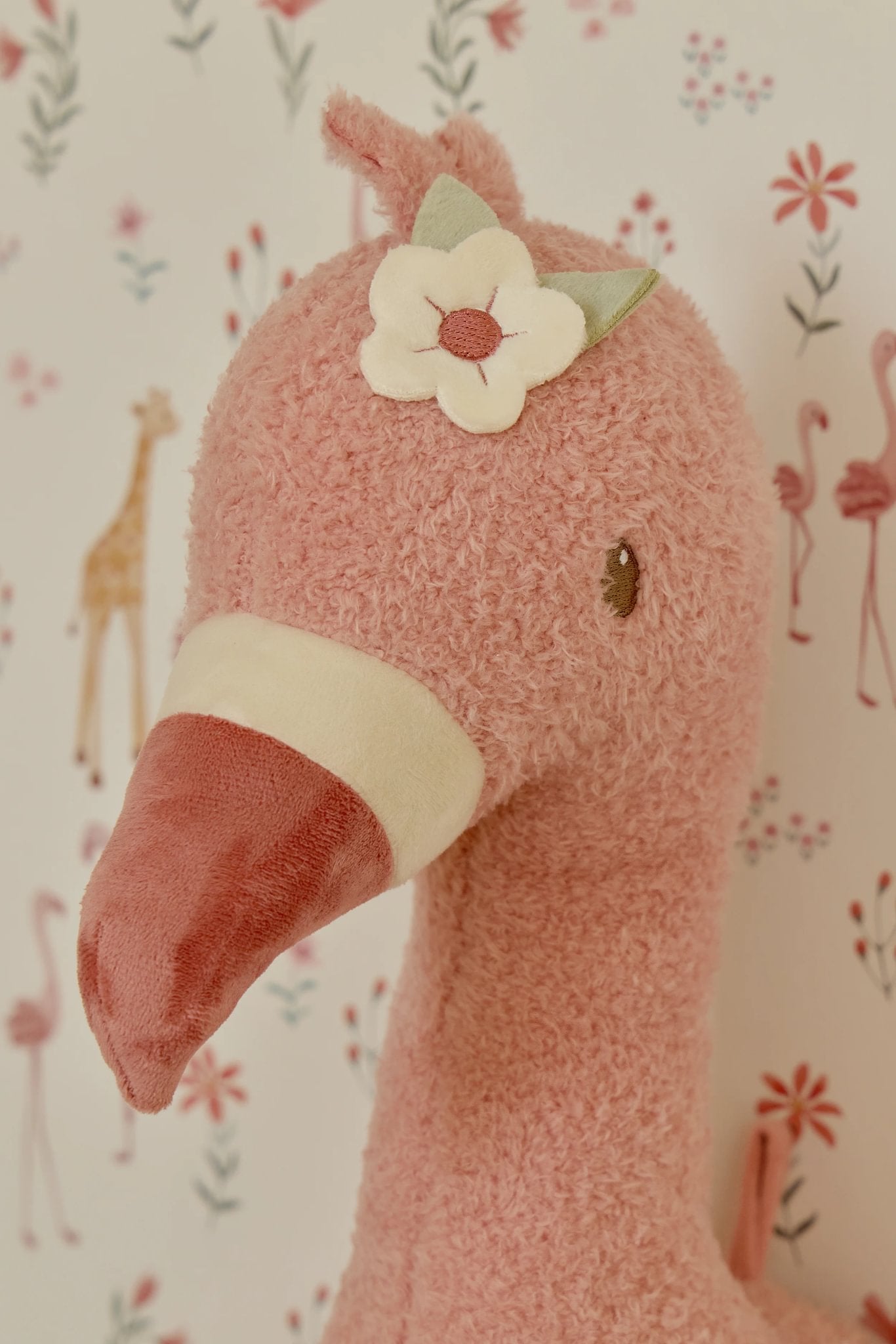 Little Dutch Safari Friends - Tierkopf Flamingo