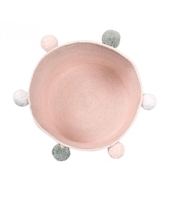 Lorena Canals panier Bubbly rose