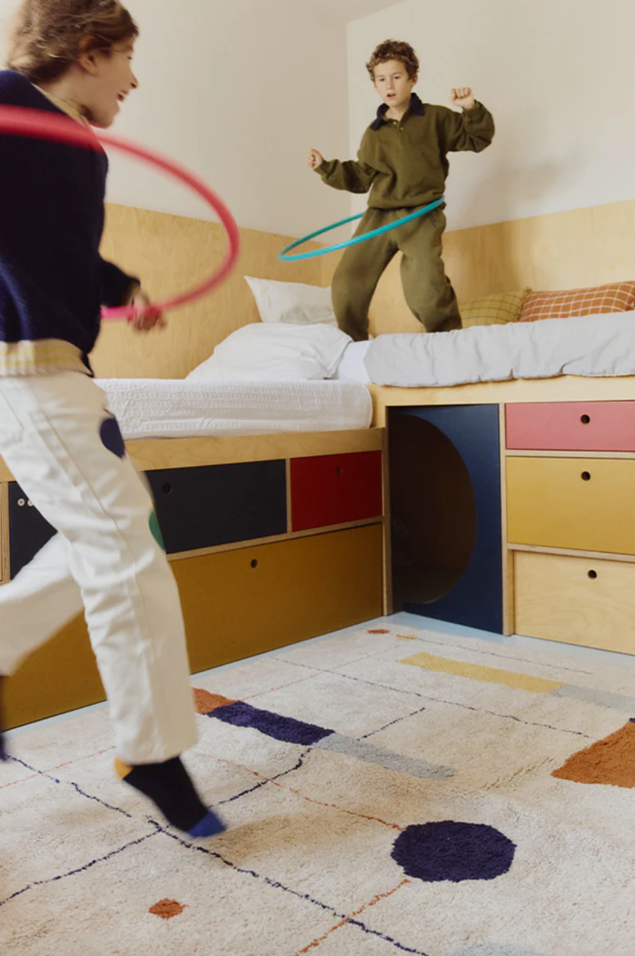 Moderner Kinderzimmer Teppich waschbar