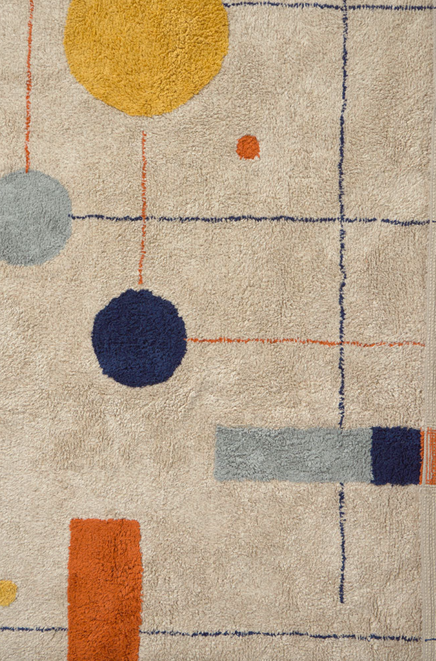 Lorena Canals Baumwollteppich Bauhaus Design
