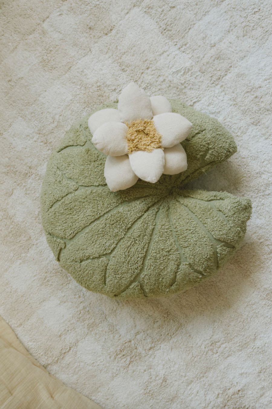 Waschbarer Kinderzimmer Teppich Ivory
