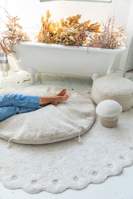 Lorena-Canals-Pincone-waschbarer-Teppich-Ivory