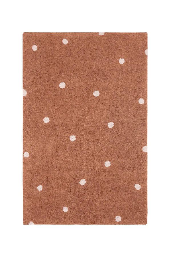 Lorena-Canals-Waschbarer-Teppich-mini-dot-chestnut-C-MDOT-CHS