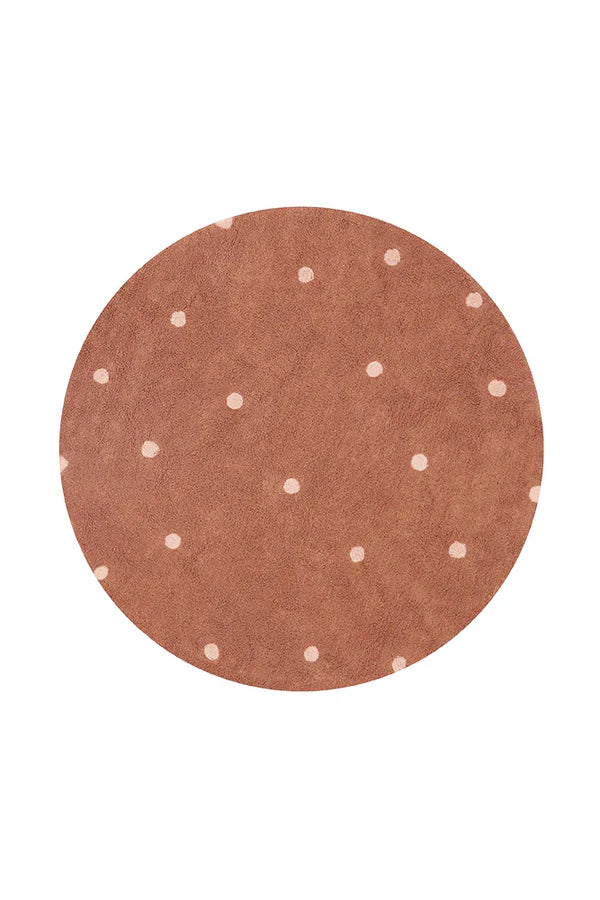 Lorena-Canals-waschbarer-Teppich-round-dot-toffeC-RDOT-CHS