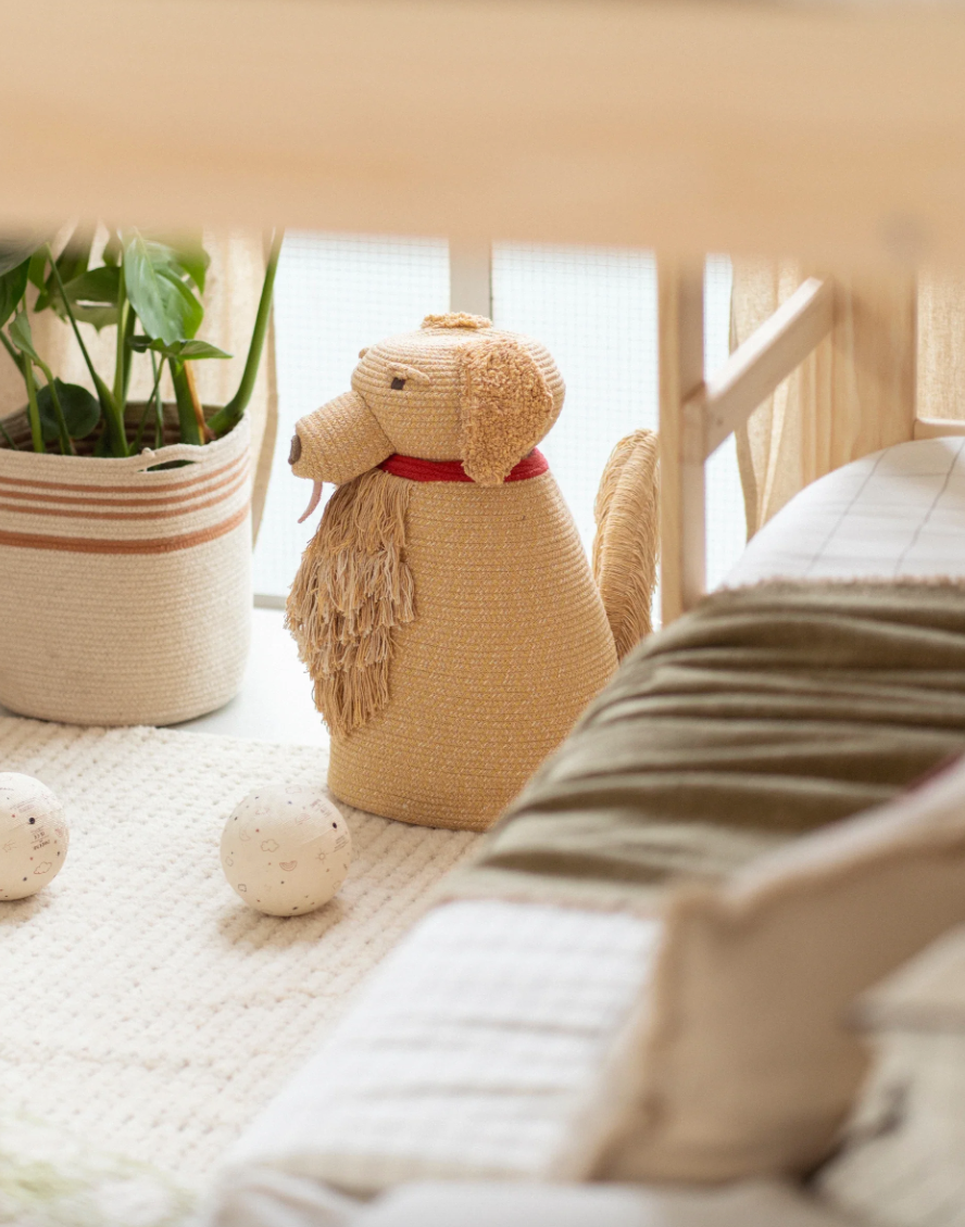 Dekorativer Aufbewahrungskorb Basket Luna für Kinderzimmer und Wohnzimmer