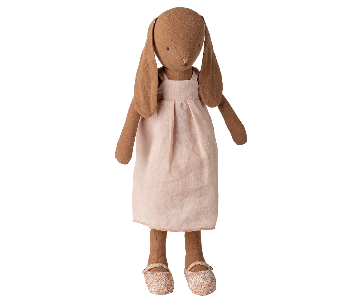 Maileg-Bunny-grösse-3-chocolate-brown-kleid und schuhe-16-6300-00