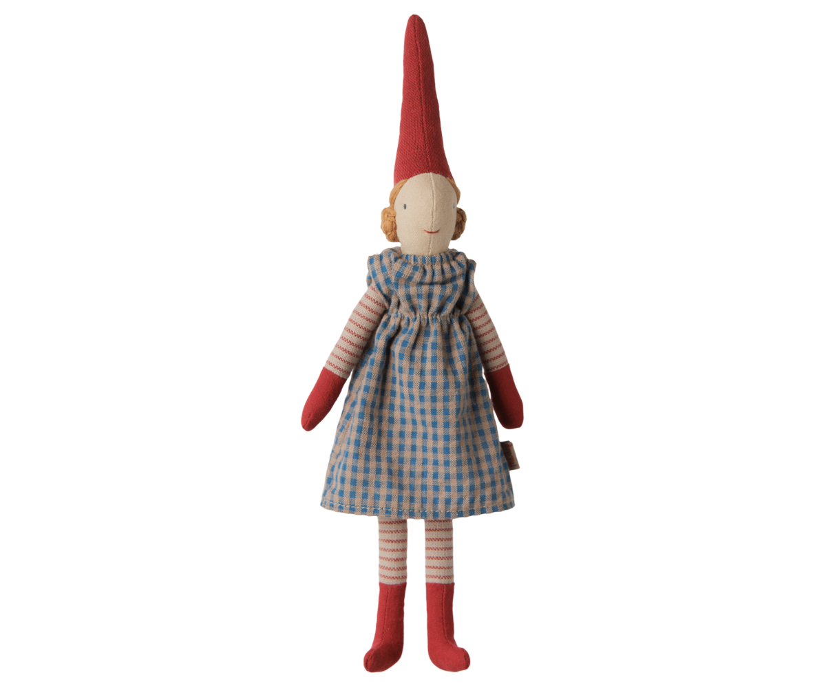 Maileg Pixy Mädchen Grösse 1 mit blauem Kleid