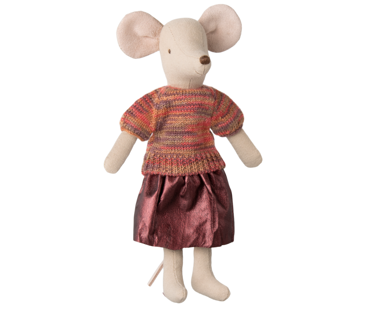 Maileg Rock und gestrickte Bluse Mama Maus