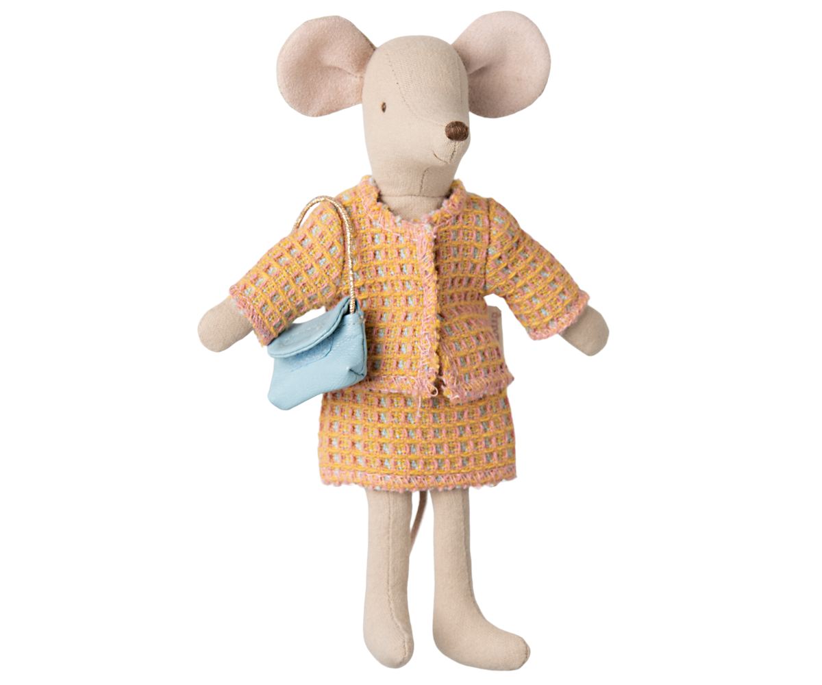 Maileg skirt and blazer with bag Mama Mouse