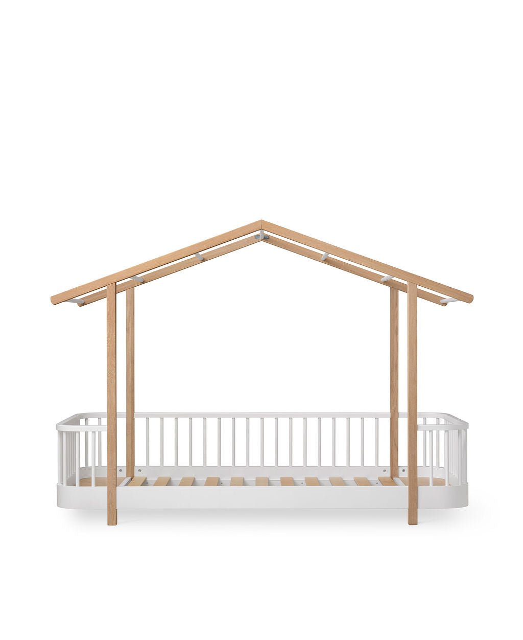 Oliver Furniture Wood Original Hausbett weiss-Eiche