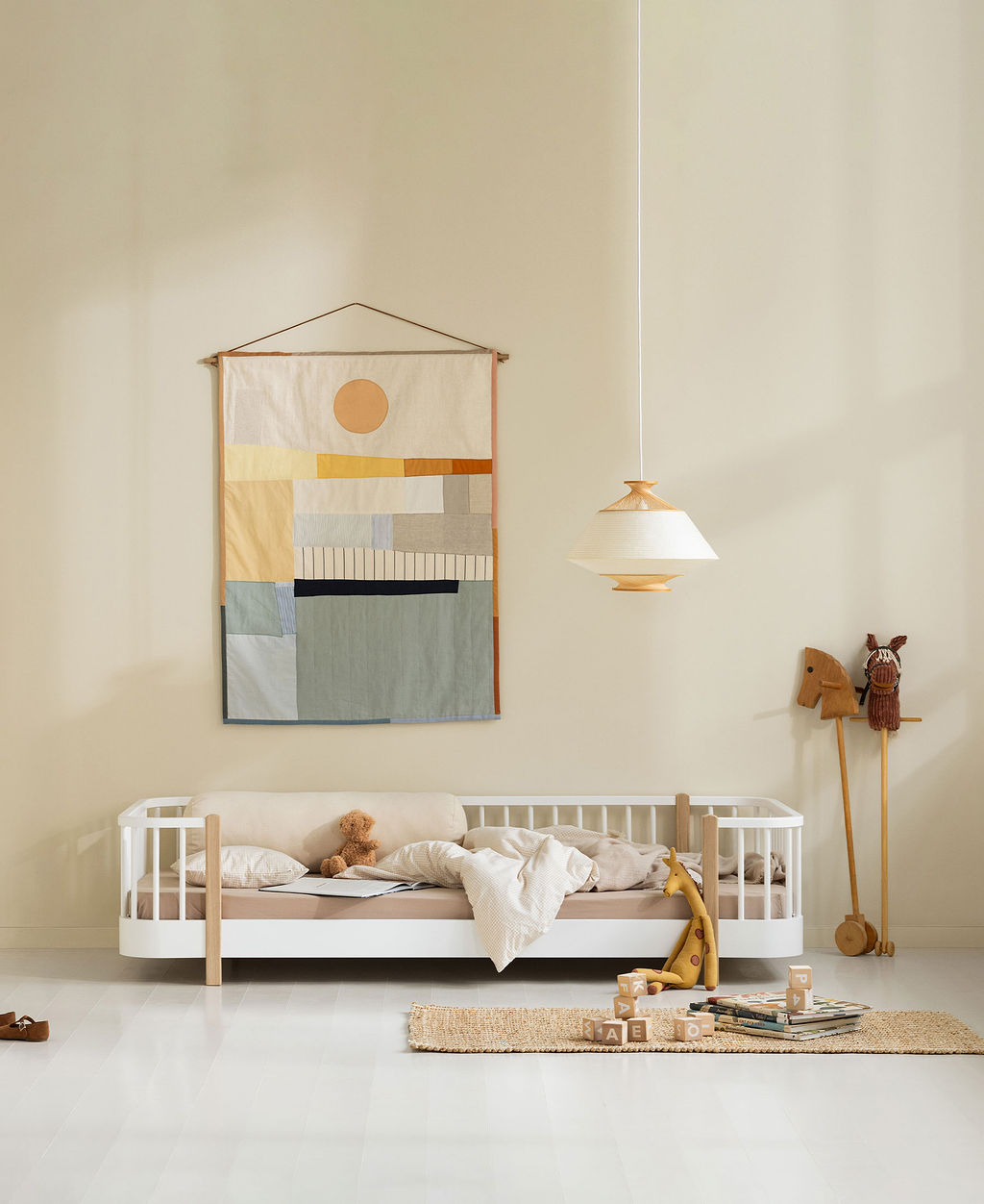 Oliver Furniture Wood Original Bodenbett-041579