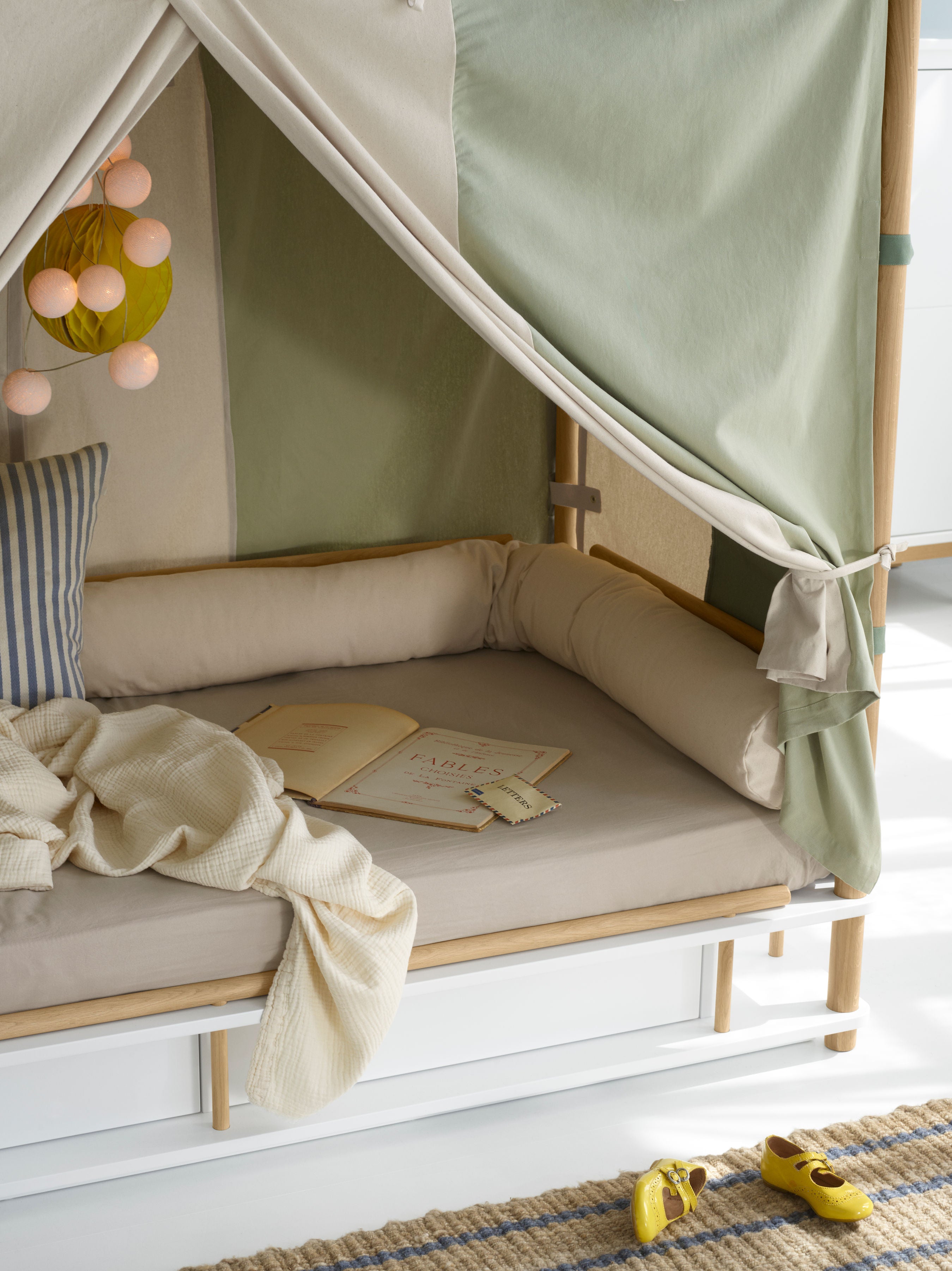 Oliver Furniture Bettschlange ungefärbt Camp Collection