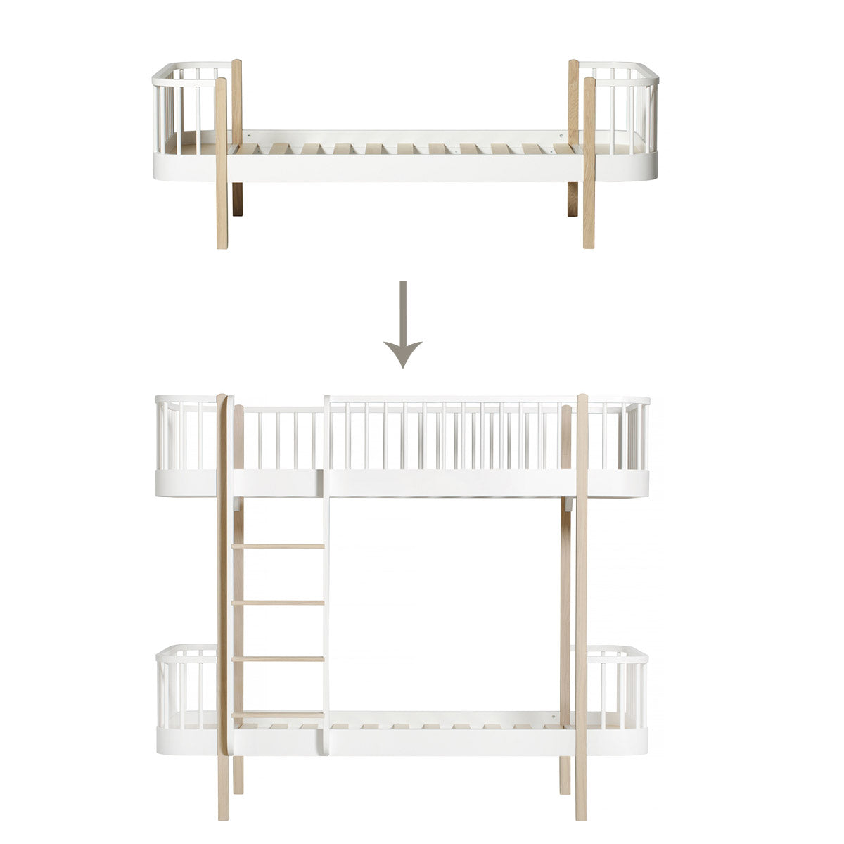 Oliver-Furniture-Umbauset-Wood-Original-Einzelbett-in-Etagenbett-weiss-Eiche-041509