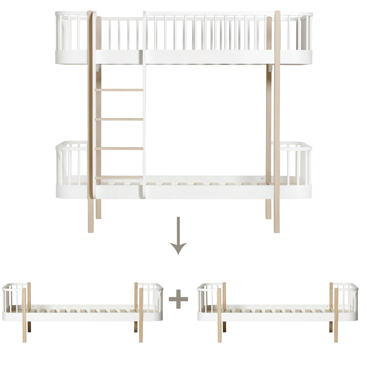 Oliver-Furniture-Umbauset-Wood-Original-Etagenbett-in-zwei-Einzelbetten-weiss-Eiche-041563