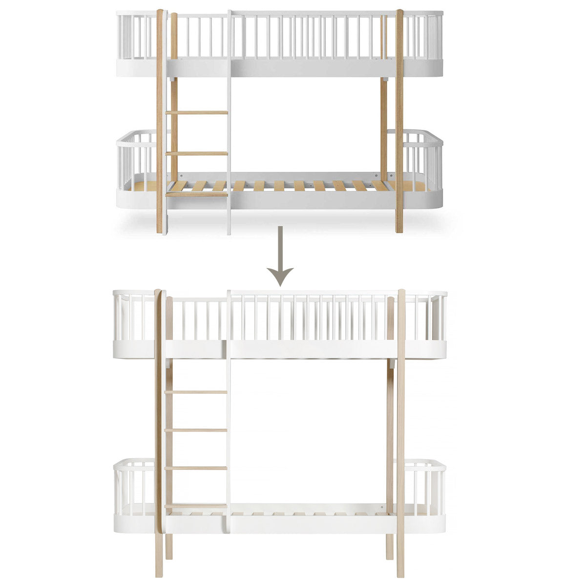 Oliver-Furniture-Umbauset-Wood-Original-halbhohes-Etagenbett-in-Etangebett-weiss-Eiche-041777