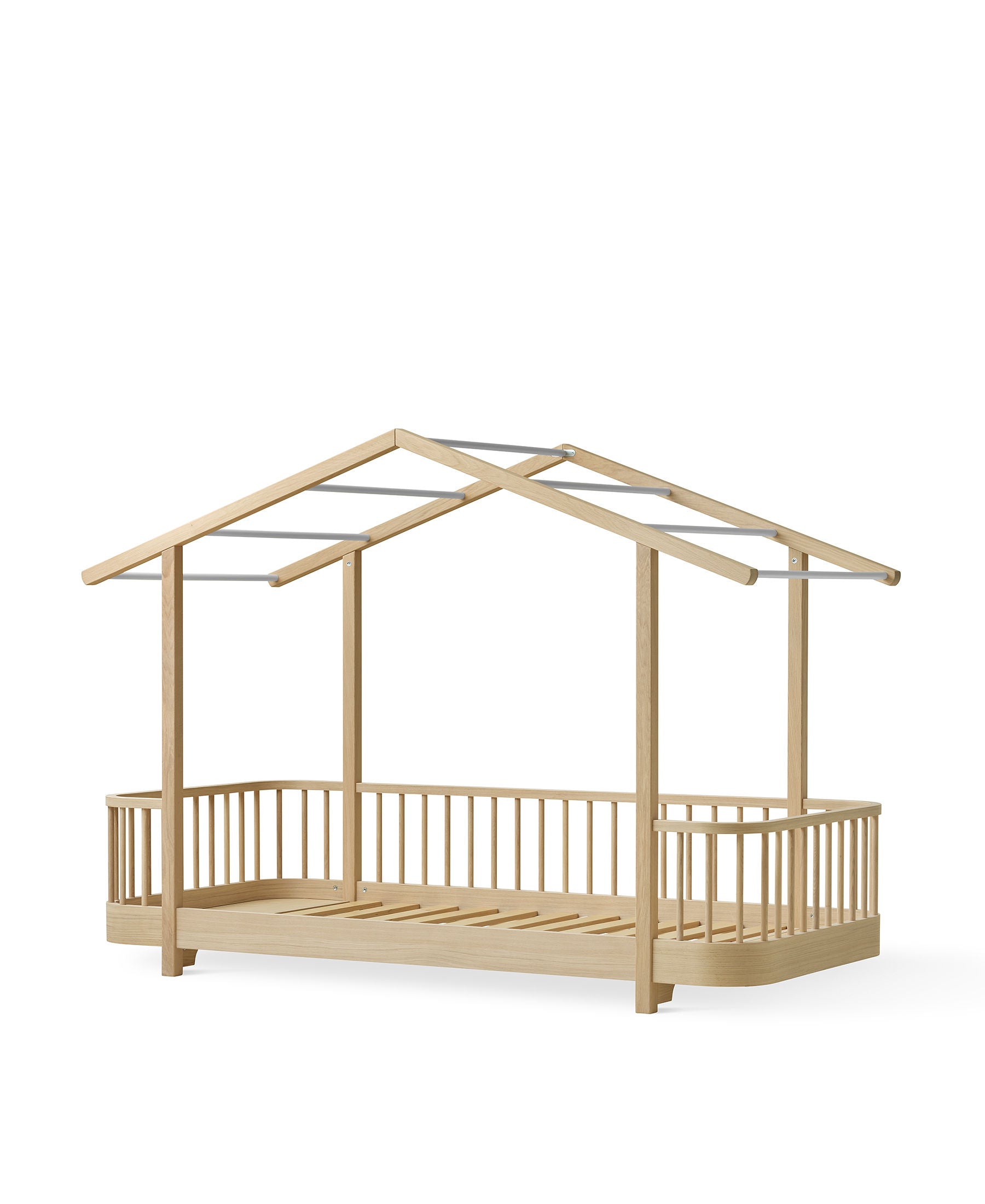 Skandinavisches Hausbett aus massiver Eiche von Oliver Furniture