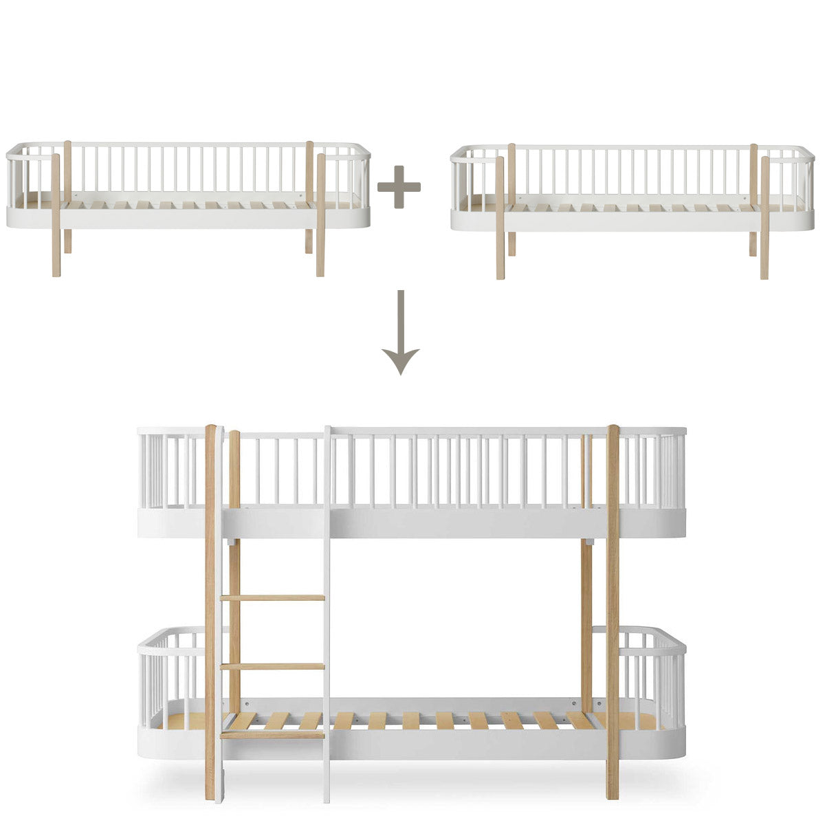 Oliver-Furniture-Umbauset-wood-Original-zwei-Bettsofas-in-halbhohes-Etagenbett-weiss-Eiche-041763