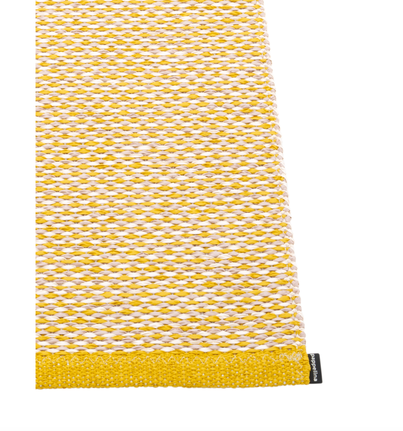Pappelina-Teppich-Effi-Mustard Pale Rose Vanilla