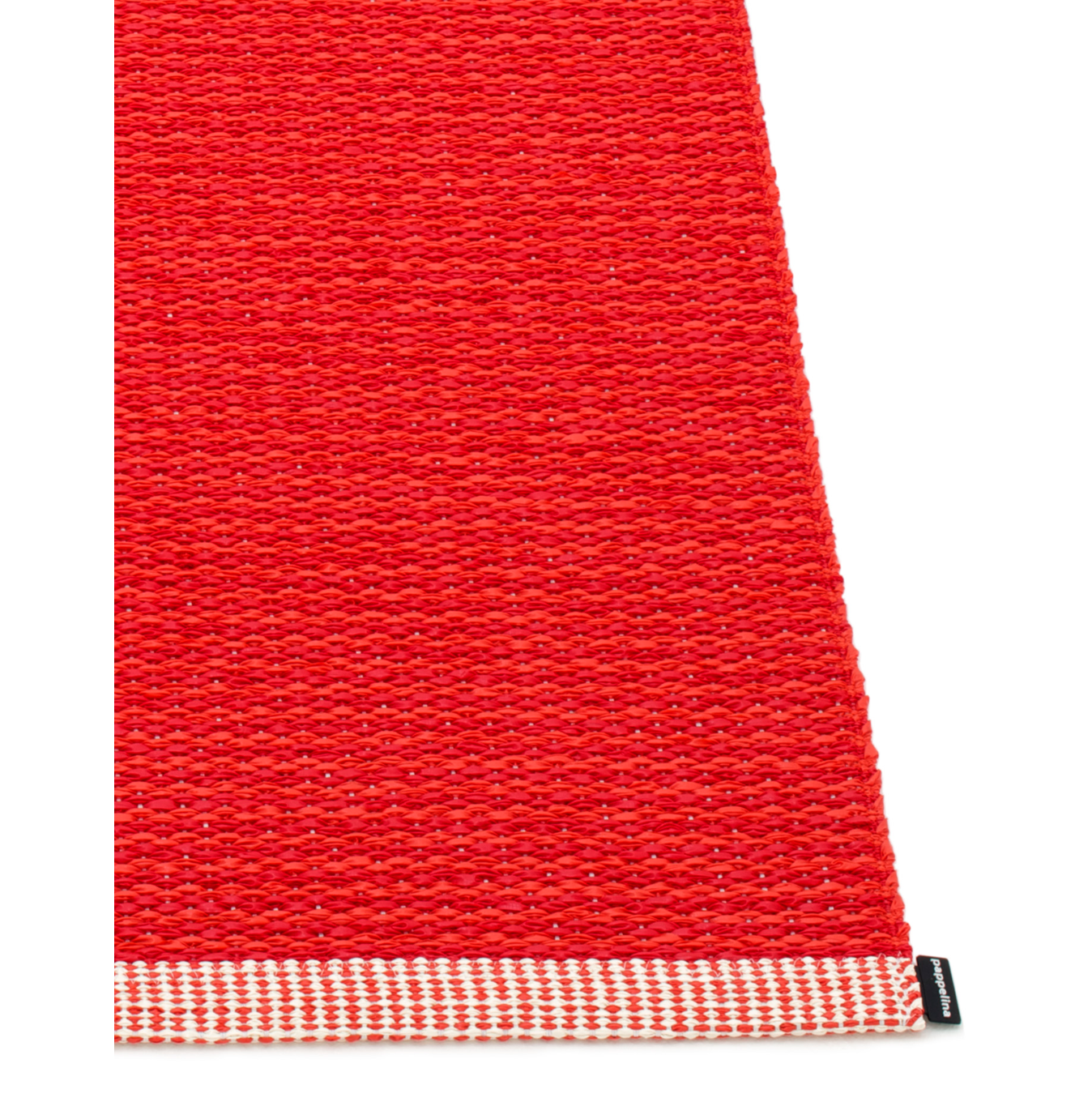 Pappelina-Teppich-Mono-Coral Red-Red