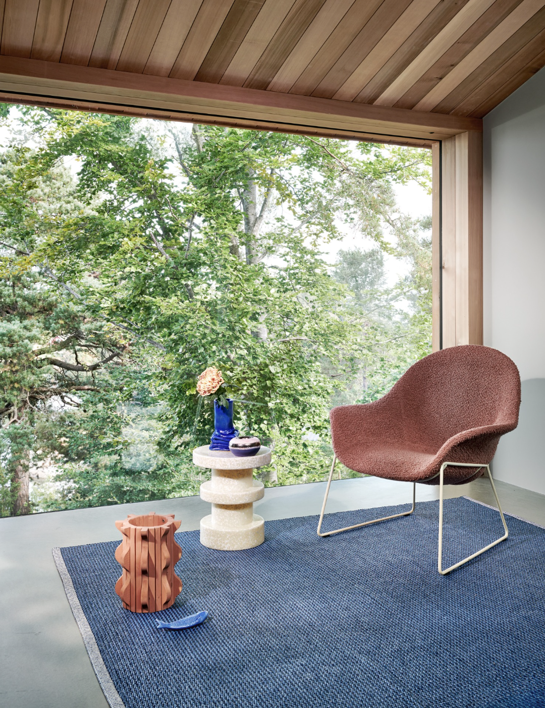 Pappelina-Teppich-Mono-Dark blue-denim