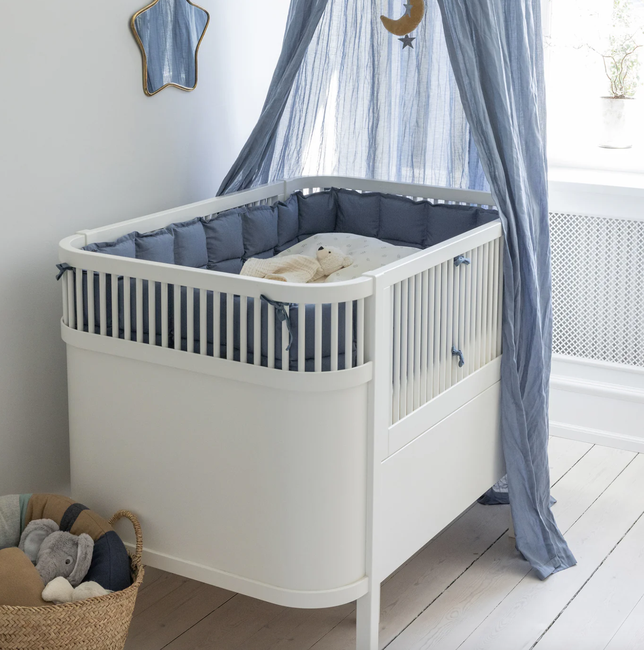 Sebra-Bettnestchen-Kapok-Forest-lake-blue-360cm-100430018