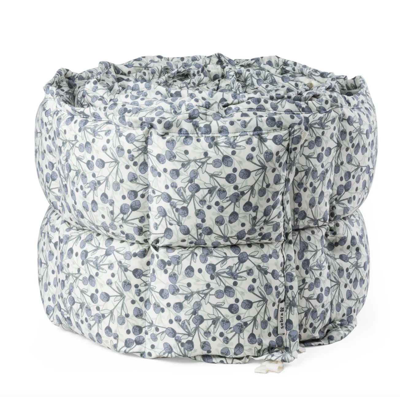 Sebra-Bettnestchen-Kapok-blue-olive-360cm-100430025