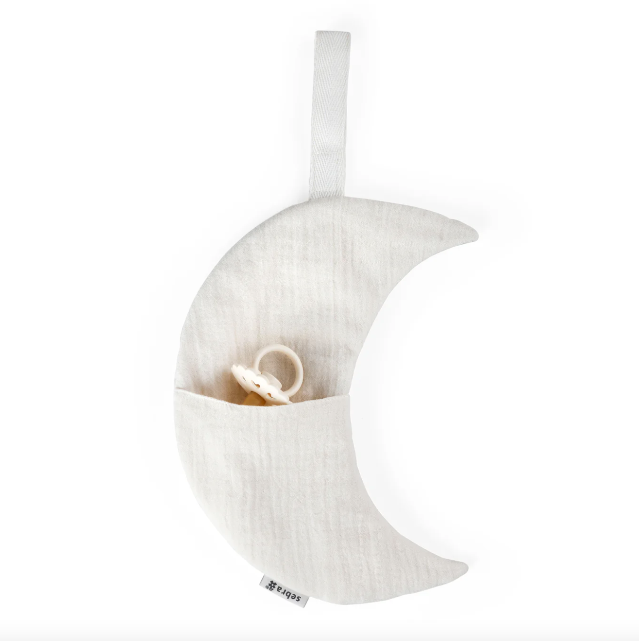 Sebra-Betttasche-Mond-Sleep-creme-weiss-801130007