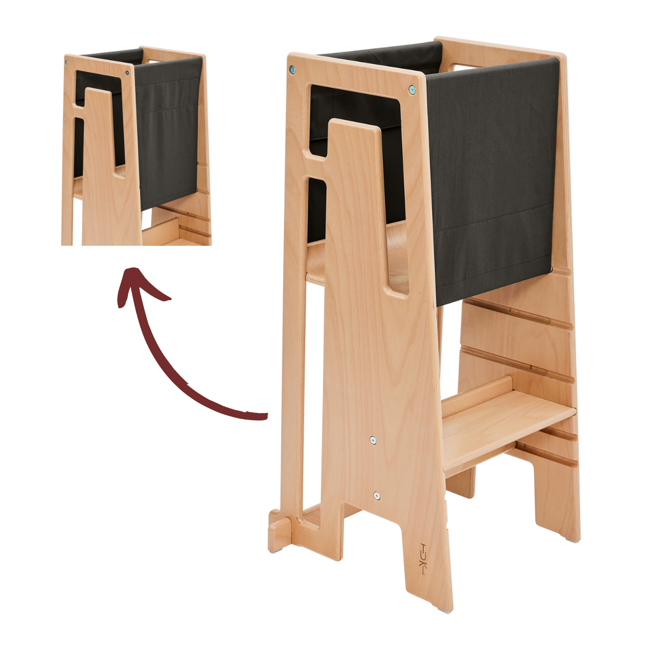 Tuki explorer cloth grey