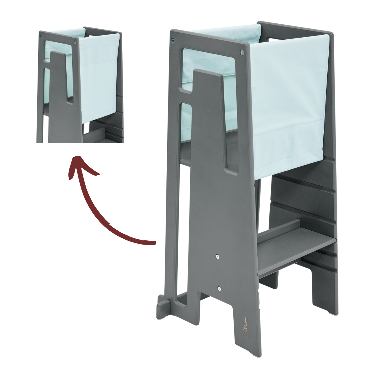 Tuki explorer cloth grey