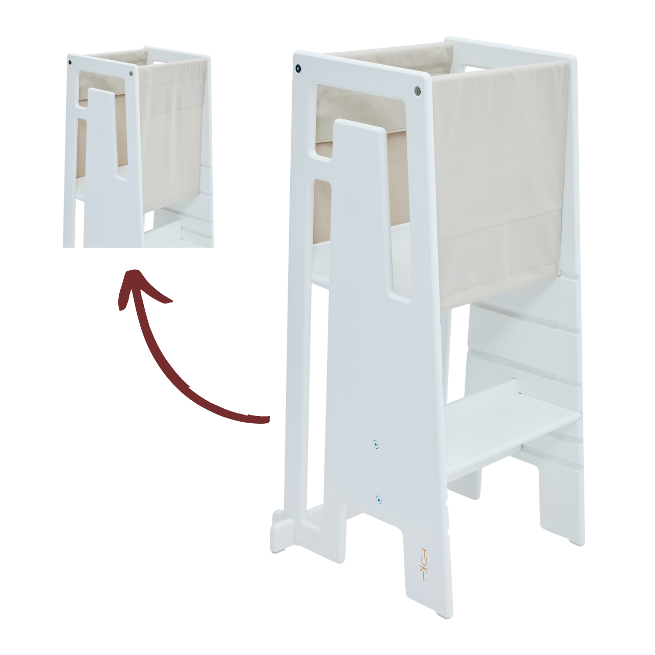 Tuki explorer cloth grey