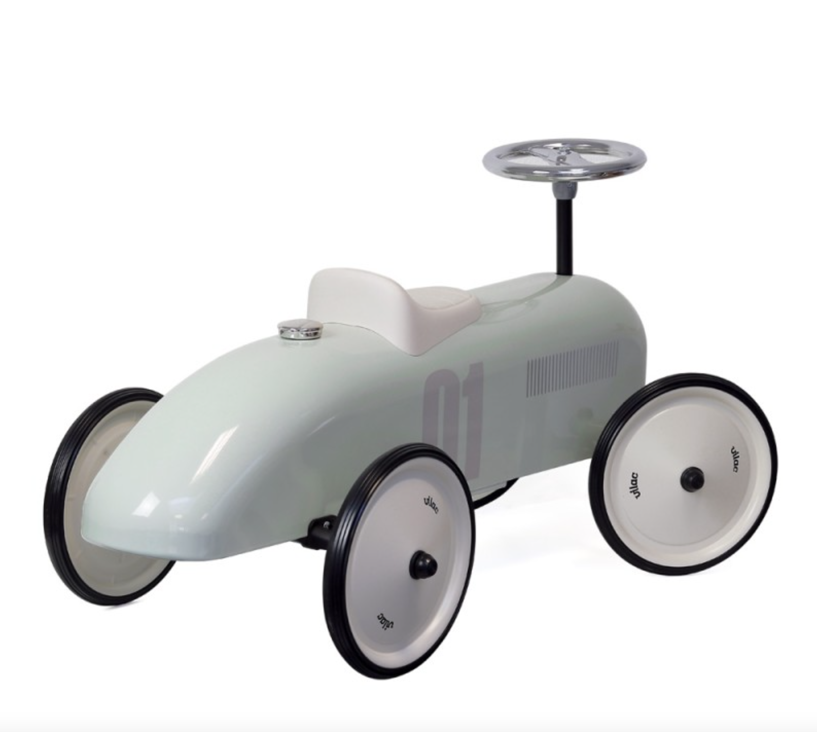 Vilac Rutschauto aus Blech im Retro-Stil