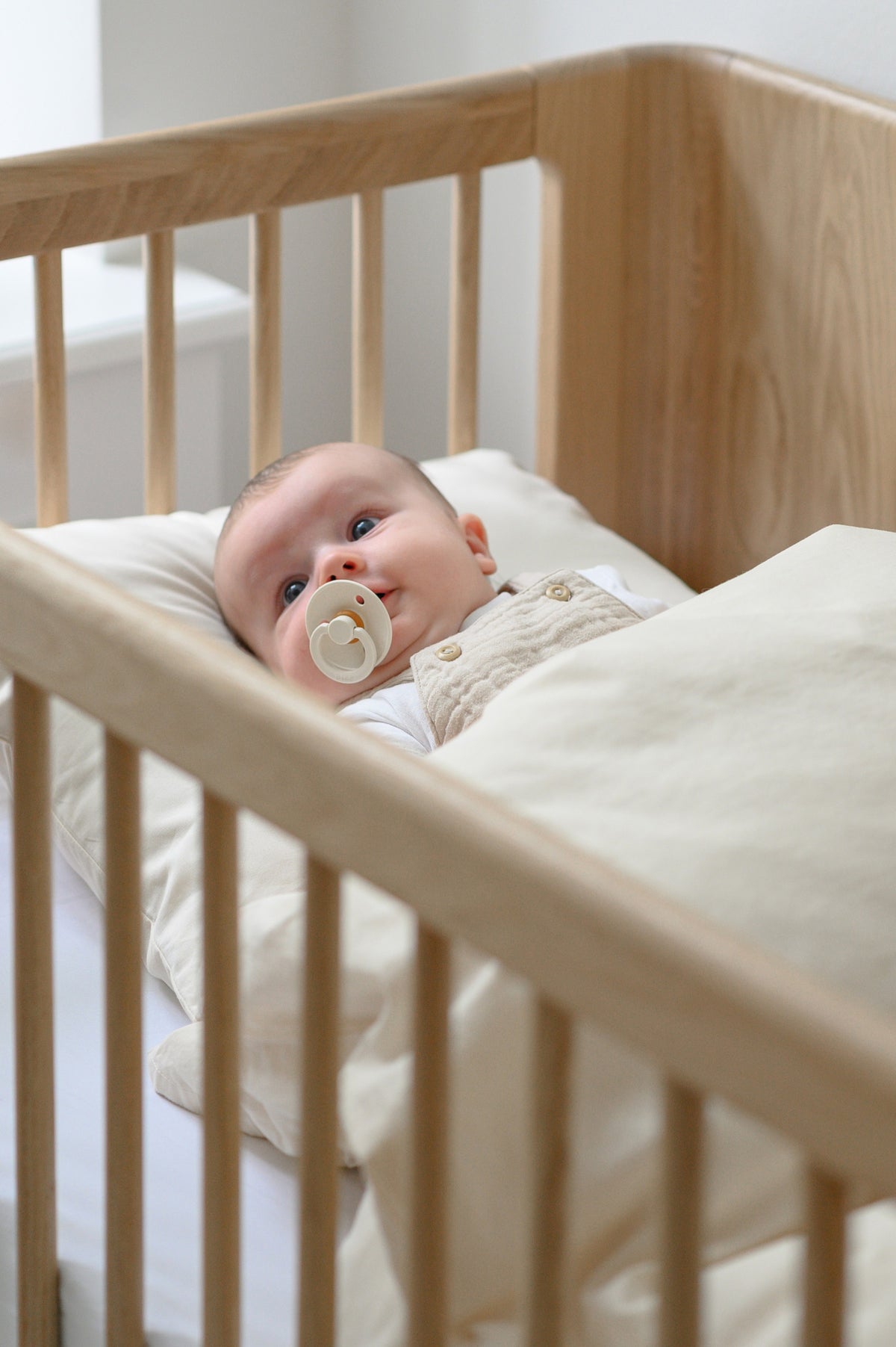 We Are Bitte Matratze für Babybett mit abgerundeten Ecken und Kaltschaumkern