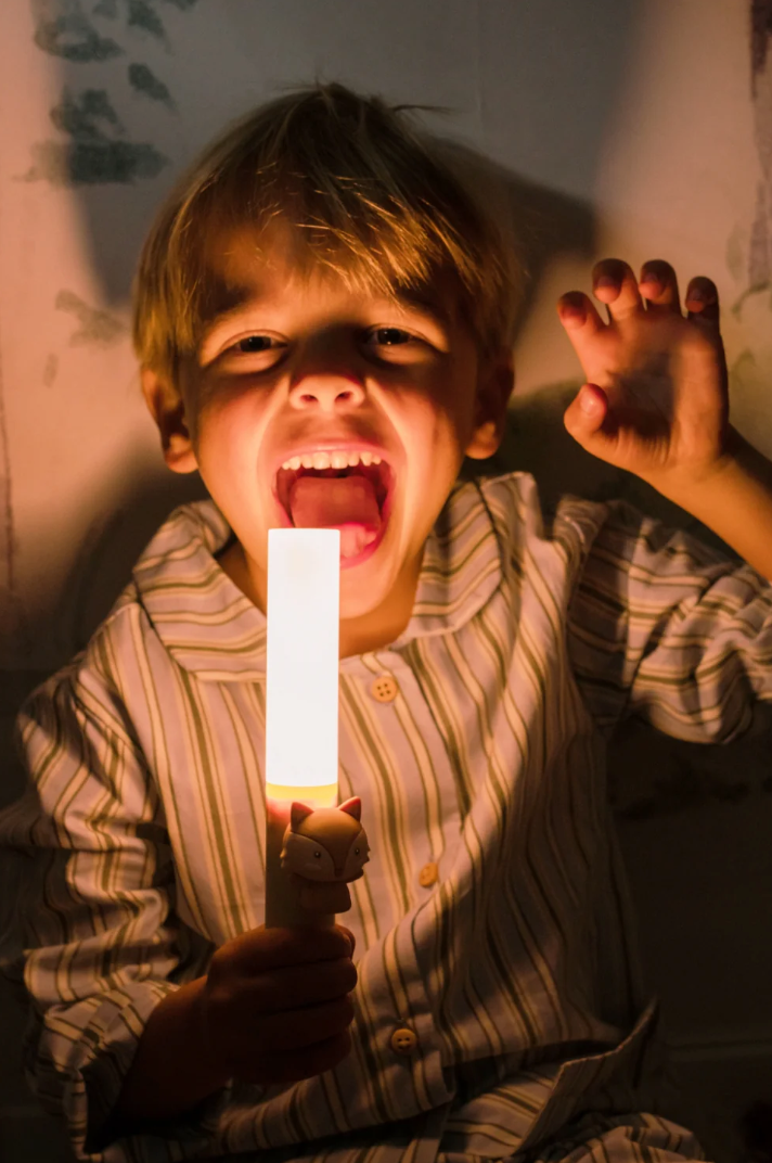 Zoofamily Zoo Light Fox Lampe als Einschlafhilfe und mobiles Nachtlicht für Kinder unterwegs und zuhause.