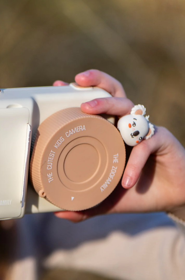 Zoofamily Zoo Print Koala Kamera für Kinder zum Fotografieren, Drucken und kreativen Spielen unterwegs.