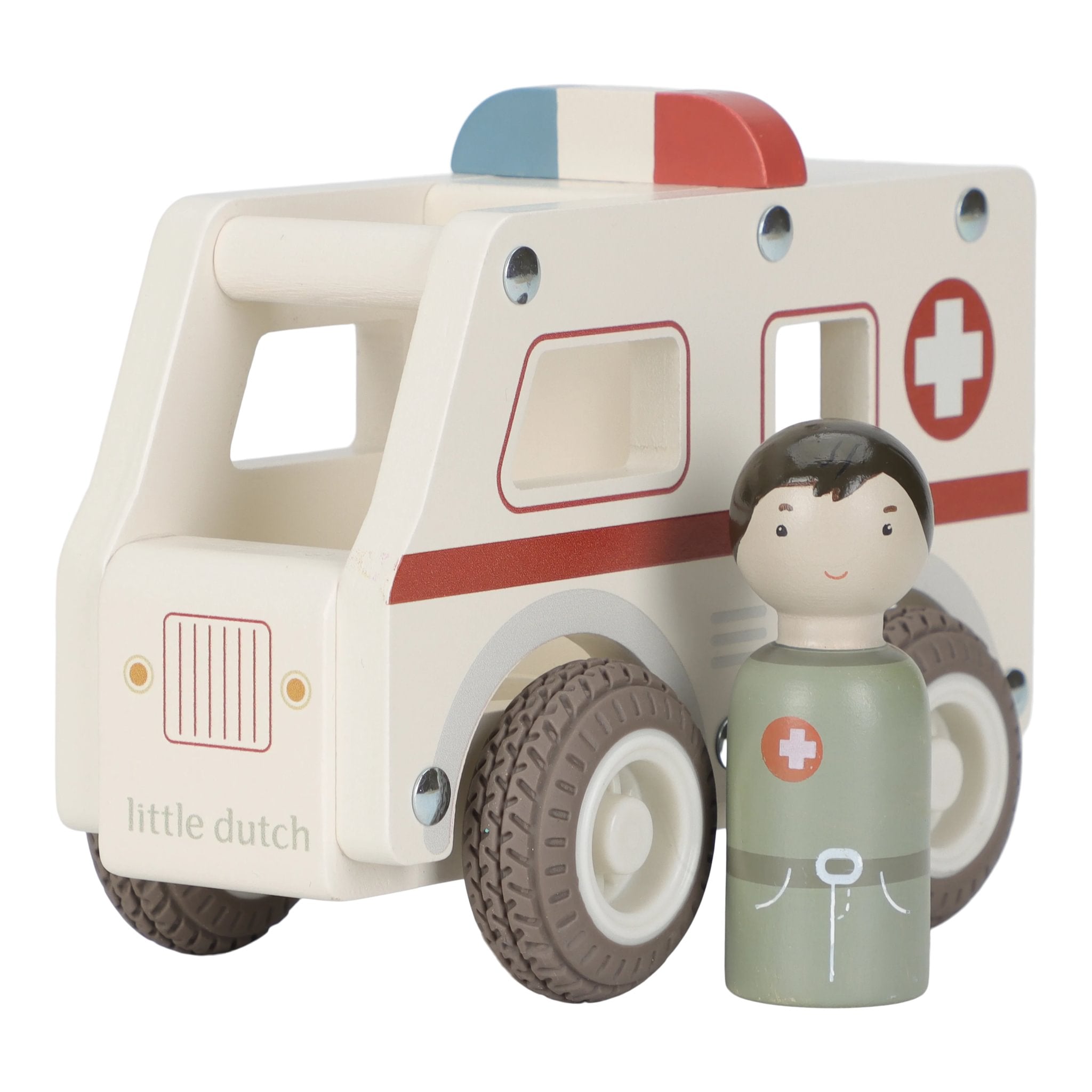 Little Dutch-Ambulanz-Holz-Krankenwagen-Krankenauto-LD2527