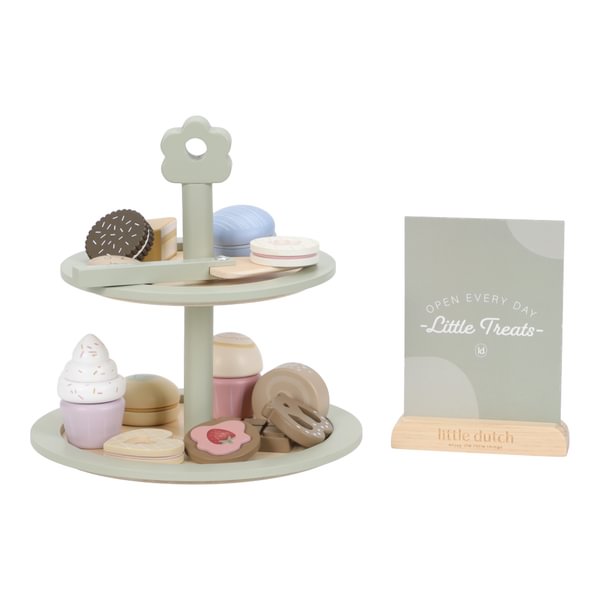 Little-Dutch-Kuchenetagere mit Gebäck-FSC-LD2503
