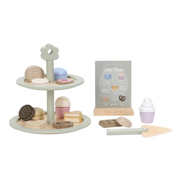 Little-Dutch-Kuchenetagere mit Gebäck-FSC-LD2503