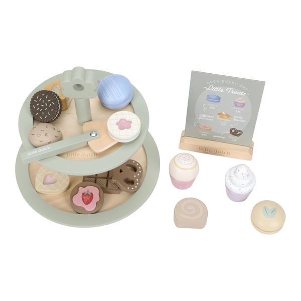 Little-Dutch-Kuchenetagere mit Gebäck-FSC-LD2503