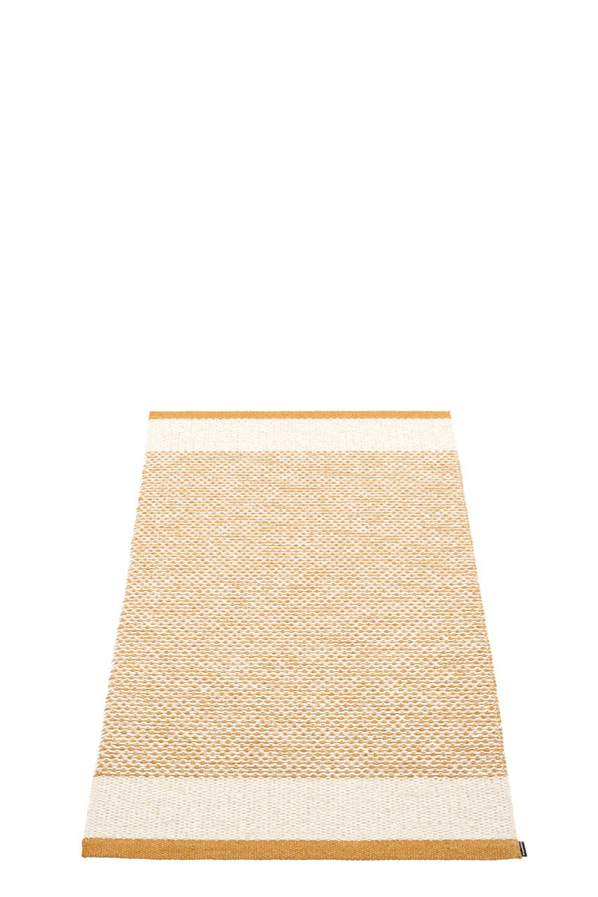 Pappelina-Teppich-Edit-Ochre Vanilla Beige Metallic